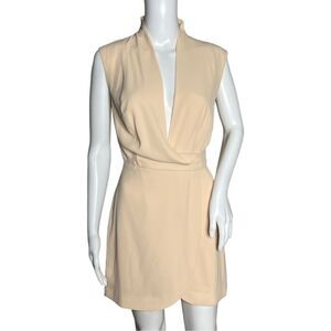 Finders Keepers Dress‎ Womens XS Nude (Beige) Dreaming Of You Neutral Minimalist